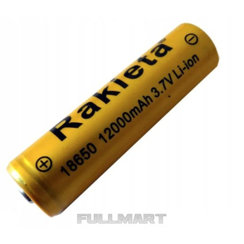 Универсальная аккумуляторная батарея 18650 3.7V 12000mAh Li-ion Rakieta